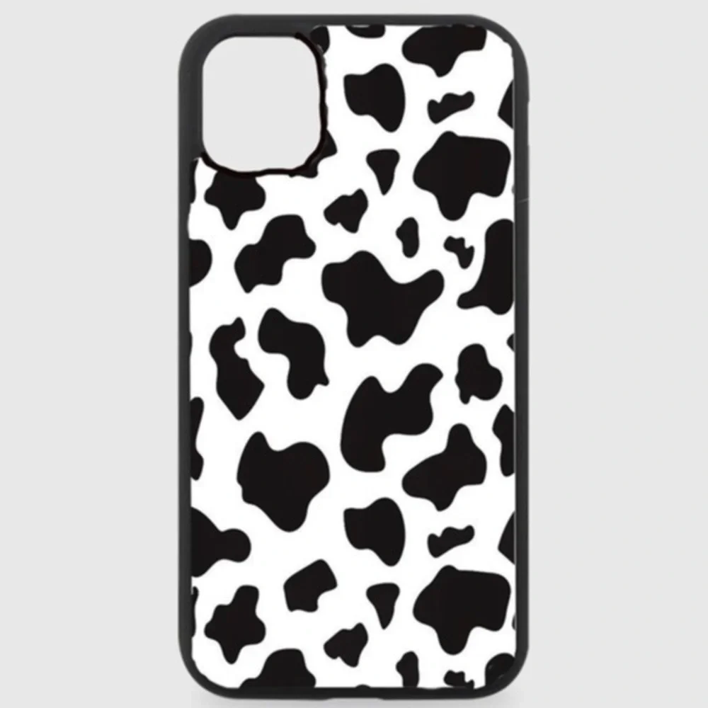 Cow print phone case